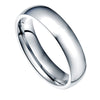 Juliette Ring Classic silver wedding band with a polished, smooth finish for a timeless and elegant look.