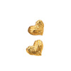 Glamorous Lucia Ring with a textured gold heart design, a perfect statement piece for any jewelry collection.