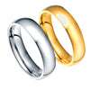 Juliette Ring Elegant gold and silver wedding bands with a smooth, polished finish for a timeless and classic look.